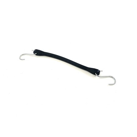 FAIRCHILD INDUSTRIES 10Rubber Tarp Strap With Two Hooks, Max Safe Stretch 15 EPDM Rubber RTS1002